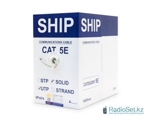 Кабель сетевой SHIP D135-P Cat.5e UTP 30В PVC 305м